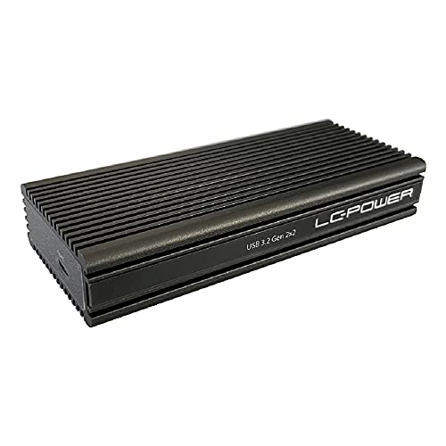 LC-Power LC-M2-C-NVME-2X2 USB-C-Gehäuse für NVMe-M.2 retail