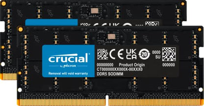 64GB (2x32GB) Crucial DDR5-5600 CL 46 SO-DIMM RAM Notebook Speicher Kit