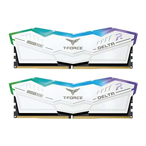 T-Force DELTA RGB-DDR5-Kit-32 GB: 2 x 16 GB-DIMM 288-PIN-6000 MHz / PC5-48000-ungepuffert