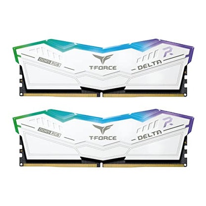 T-Force DELTA RGB-DDR5-Kit-32 GB: 2 x 16 GB-DIMM 288-PIN-6000 MHz / PC5-48000-ungepuffert