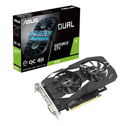 Dual-GTX1630-O4G (4GB,DVI,HDMI,DP,Active)