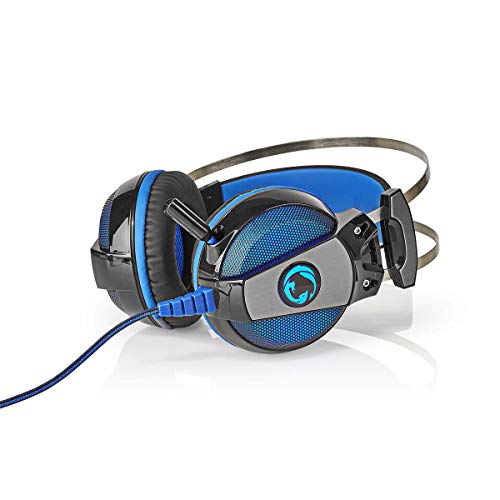 Nedis Gaming Headset Over-Ear Surround USB Type-A Biegbares & einziehbares Mikrofon