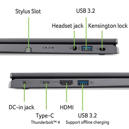 Acer Aspire Spin 5 (A5SP14-51MTN-57BL) 14,0" WUXGA, Intel Core i5-1335U, 16GB RAM, 512GB SSD, Windows 11