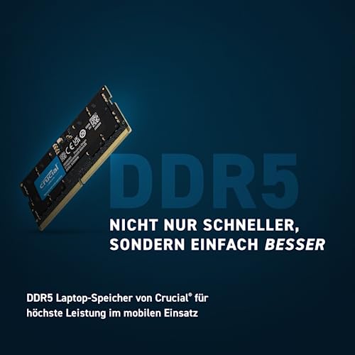 64GB (2x32GB) Crucial DDR5-5600 CL 46 SO-DIMM RAM Notebook Speicher Kit