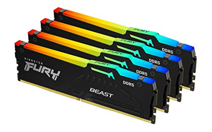 Kingston RAM FURY - 128 GB (4x 32 GB Kit) - DDR5-5200 DIMM CL40