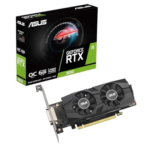 ASUS GeForce RTX 3050 Low Profile O6G; 6144 MB GDDR6