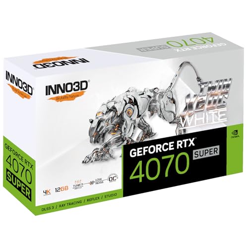 VGA Inno3D GeForce® RTX 4070 12GB SUPER Twin X2 OC White