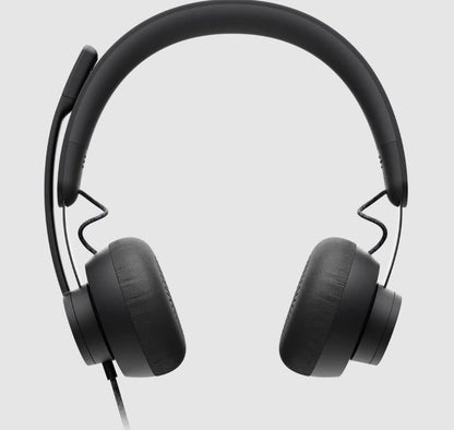 Logitech Headset Zone Wired MSFT Teams on Ear kanbelgebunden USB-C Gray