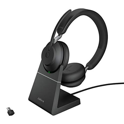 Jabra Evolve2 65 Stereo UC + Ladestation, USB-C, kabellos, schwarz