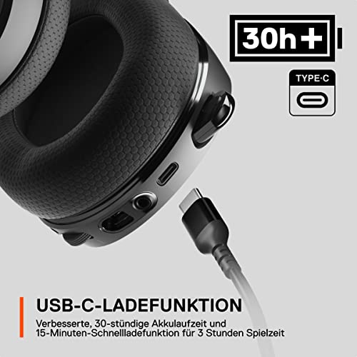 SteelSeries Arctis 7X+ Headset USB-C & Klinke (7,1 Surround Sound)