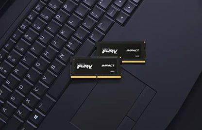 Kingston RAM FURY Impact - 32 GB (2 x 16 GB Kit) - DDR5-6000 SO-DIMM CL38