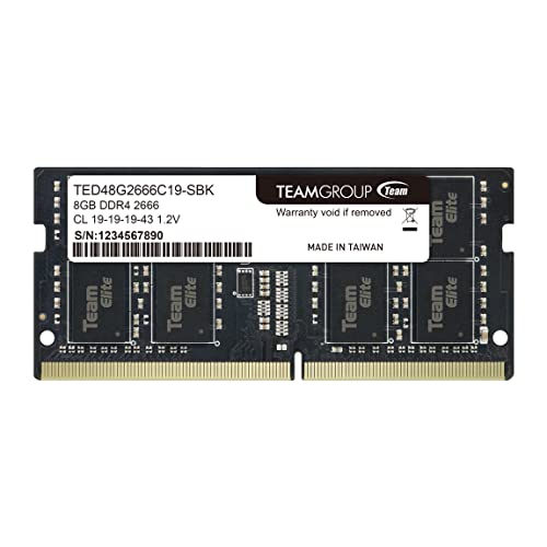 S/O 8GB DDR4 PC 2666 Team Elite retail TED48G2666C19-S01