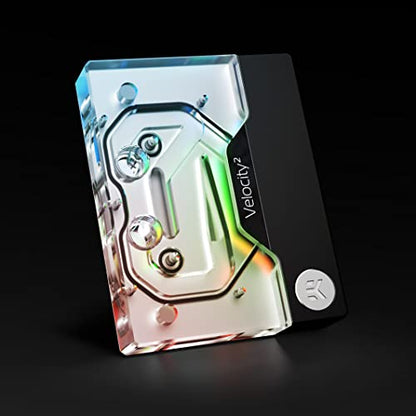 EK Water Blocks EK-Quantum VelocityÂ² D-RGB - AM4 Nickel + Acryl