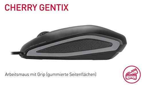 Cherry GENTIX Corded Optical ( rechts und linkshändig ) black