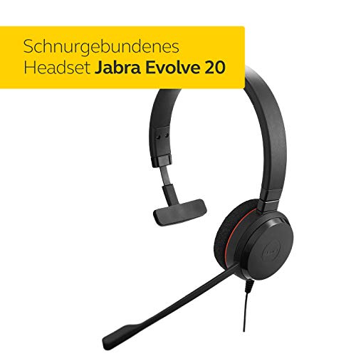 Jabra Evolve 20 UC Mono USB Überkopfbügelmodell