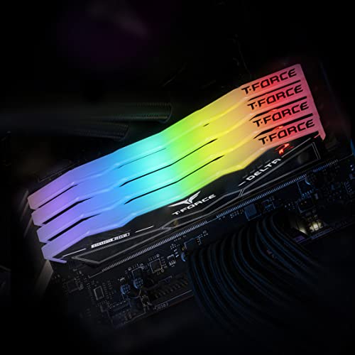 T-Force DELTA RGB-DDR5-Kit-32 GB: 2 x 16 GB-DIMM 288-PIN-6200 MHz / PC5-49600-ungepuffert