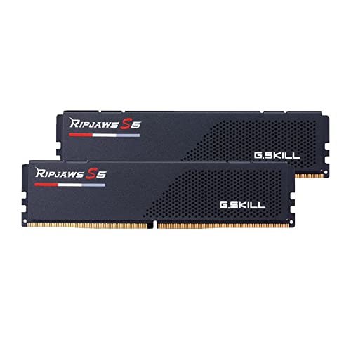 G.Skill DDR5 RAM 64GB (2x32GB Dual-Kit) PC5200 CL36 RS5K  Ripjaws S5 black Intel optimiert