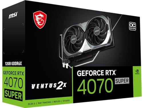 MSI RTX4070 SUPER 12G VENTUS 2X OC V513-641R retail