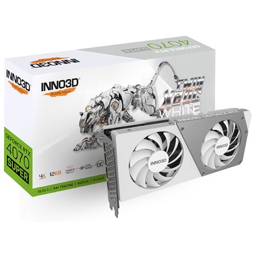 VGA Inno3D GeForce® RTX 4070 12GB SUPER Twin X2 OC White