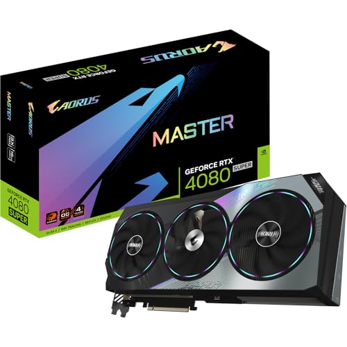 Gigabyte GeForce RTX 4080 SUPER 16GB Aorus M - 16GB GDDR6X, 1x HDMI, 3x DP