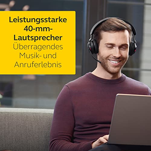 Jabra Evolve2 65 Stereo UC + Link 380 USB-A, schwarz