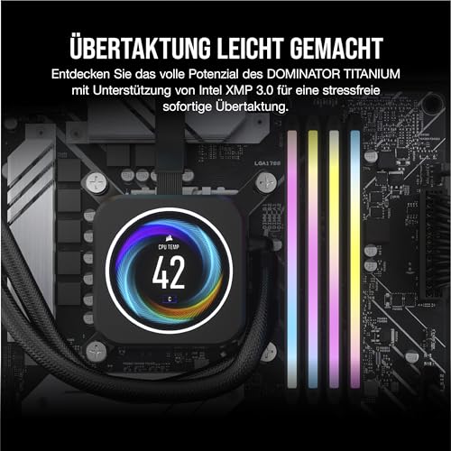 CORSAIR Dominator Titanium RGB - DDR5 - Kit - 48 GB: 2 x 24 GB - DIMM 288-PIN - 7000 MHz / PC5-56000 - ungepuffert