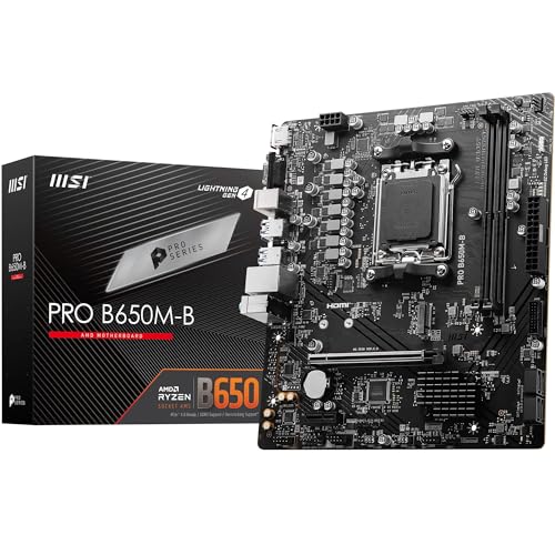 MSI Pro B650M-B; AMD B650 Mainboard - Sockel AM5; DDR5