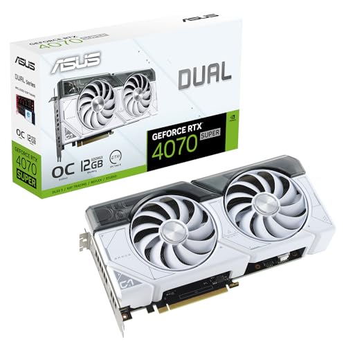 RTX 4070 Super 12GB Asus Dual White OC GDDR6X