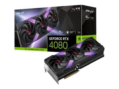 VGA PNY GeForce® RTX 4080 16GB Gaming VERTO EPIC-X RGB Triple Fan