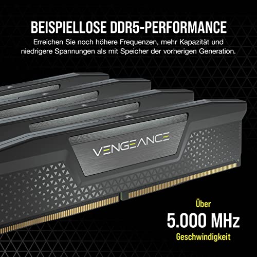 CORSAIR RAM Vengeance RGB - 48 GB (2 x 24 GB Kit) - DDR5-6000 DIMM CL36