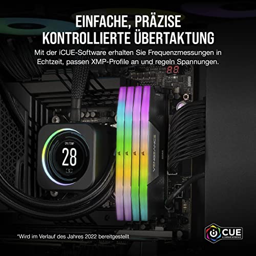 CORSAIR RAM Vengeance RGB - 48 GB (2 x 24 GB Kit) - DDR5-6000 DIMM CL36