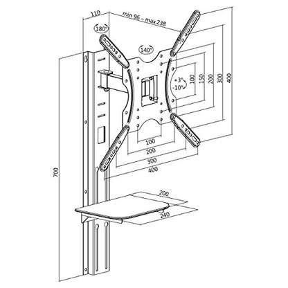 TV-Wandhalterung 32''–55 BP0048