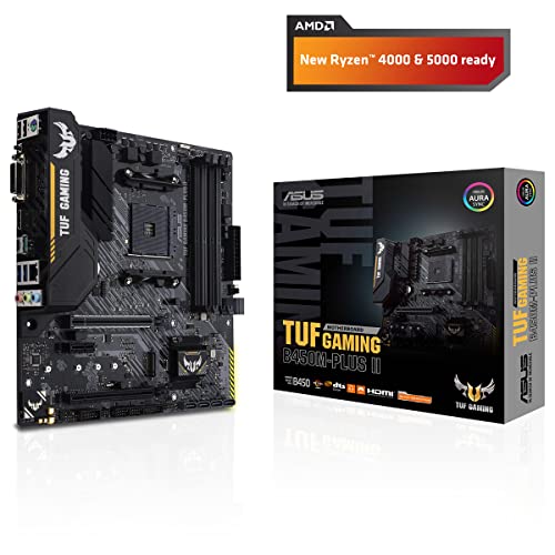 ASUS Mainboard TUF GAMING B450M-PLUS II - Micro ATX - Socket AM4 - AMD B450