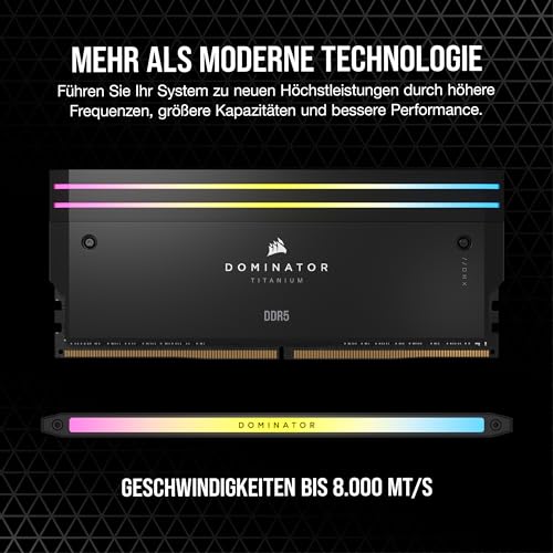 CORSAIR Dominator Titanium RGB - DDR5 - Kit - 48 GB: 2 x 24 GB - DIMM 288-PIN - 7000 MHz / PC5-56000 - ungepuffert