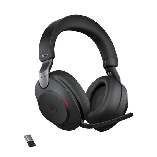 Jabra Evolve2 85 Stereo MS + Ladestation + Link 380 USB-A, schwarz