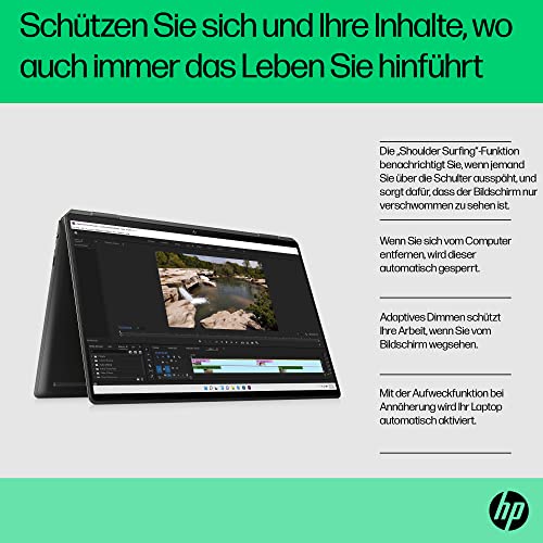 HP Spectre x360 16-f2075ng inkl. Pen 16,0" 3K+ IPS Touch, Intel i7-1360P, 16GB RAM, 512GB SSD, ARC A370M, Windows 11