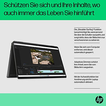 HP Spectre x360 16-f2075ng inkl. Pen 16,0" 3K+ IPS Touch, Intel i7-1360P, 16GB RAM, 512GB SSD, ARC A370M, Windows 11