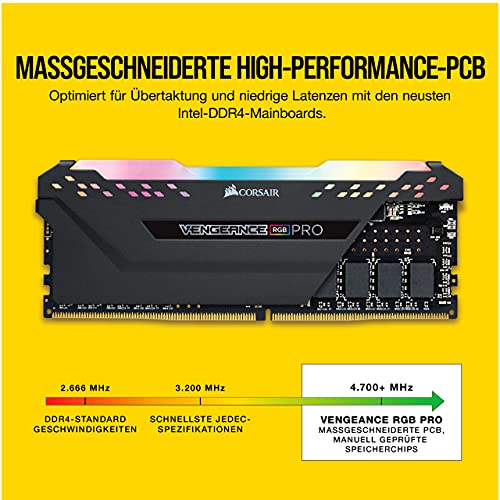 Vengeance RGB PRO-DDR4-32 GB: 4 x 8 GB-DIMM 288-PIN-ungepuffert