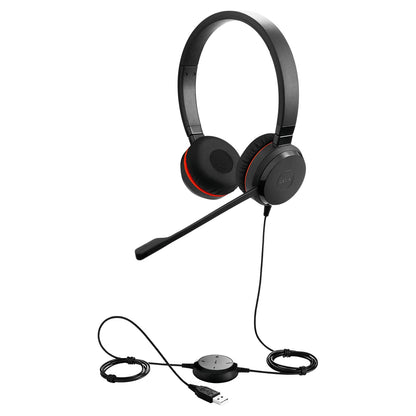 Jabra Evolve 20 Special Edition UC Duo USB - Kunstleder