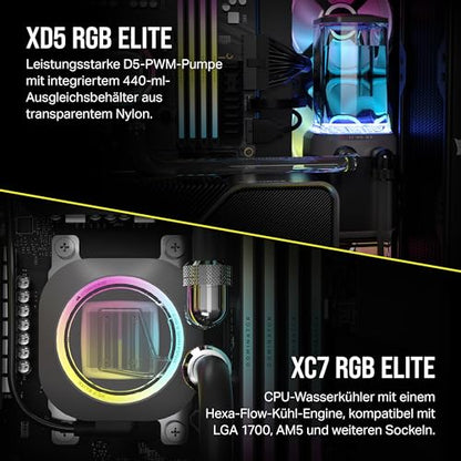 CPC Corsair Hydro X iCUE XH405i RGB Kit grey