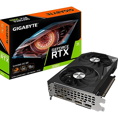 RTX 3060 8GB Gigabyte Gaming OC 2,0 GDDR6