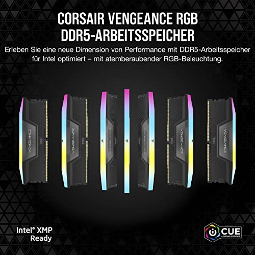 CORSAIR RAM Vengeance RGB - 48 GB (2 x 24 GB Kit) - DDR5-6000 DIMM CL36