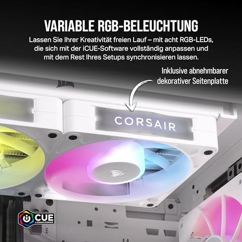 CORSAIR Lüfter 120*120*25 RX120 RGB iCUE Link White Single