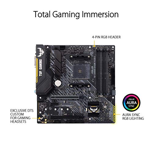 ASUS Mainboard TUF GAMING B450M-PLUS II - Micro ATX - Socket AM4 - AMD B450