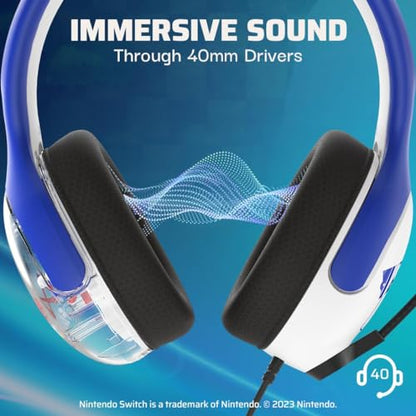 PDP Headset REALMz Sonic Go Fast                      Switch