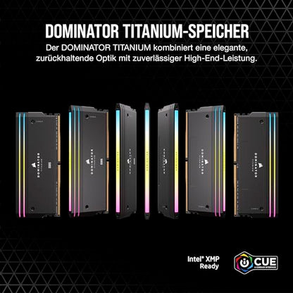 CORSAIR Dominator Titanium RGB - DDR5 - Kit - 48 GB: 2 x 24 GB - DIMM 288-PIN - 7000 MHz / PC5-56000 - ungepuffert