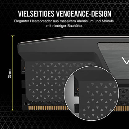 CORSAIR RAM Vengeance RGB - 48 GB (2 x 24 GB Kit) - DDR5-6000 DIMM CL36