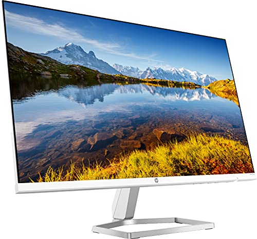 HP M24fwa Full HD Monitor - IPS-Panel, AMD FreeSync, silber-weiß