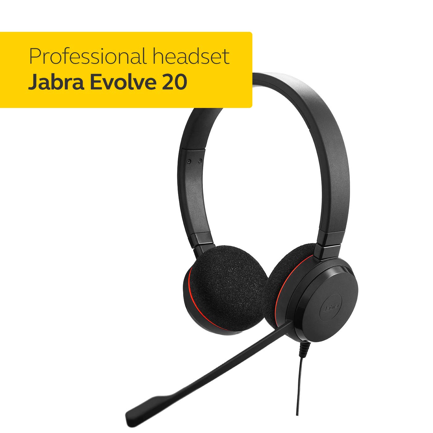 Jabra Evolve 20 UC Duo USB Überkopfbügelmodel