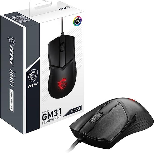 MSI Clutch GM31 Lightweight WIRELESS Gaming Maus. Black